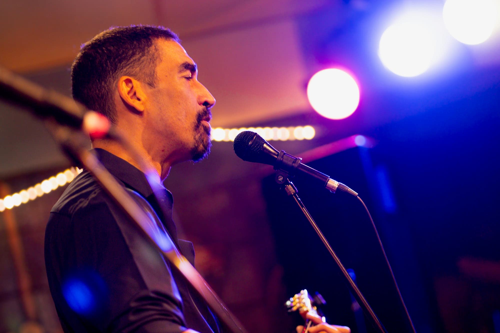 Micah Salaberrios performing live